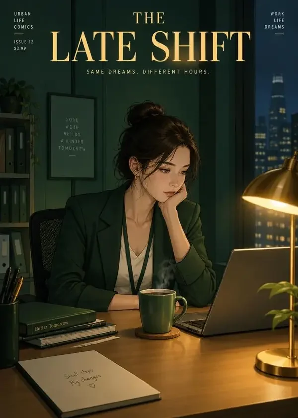 第 89 话：最后一次加班 封面，都市职场题材最新更新作品